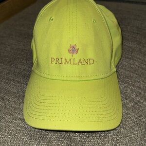 NEW Primland New Era Cap - size S/M - pale lime green